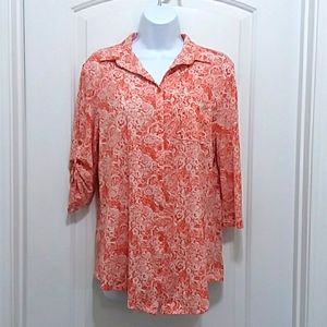 *5/$20* Ms. Bella D Floral Blouse